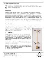 Preview for 2 page of Soilmoisture 0192K1 Operating Instructions Manual