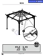 Preview for 16 page of Sojag 10x10 Sumatra Promo Assembly Manual