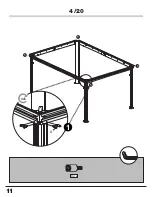 Preview for 11 page of Sojag 1207209 Assembly Manual