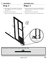 Предварительный просмотр 13 страницы Sojag 445-7159325 Assembly Manual