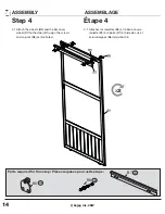 Предварительный просмотр 14 страницы Sojag 445-7159325 Assembly Manual