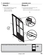 Предварительный просмотр 15 страницы Sojag 445-7159325 Assembly Manual