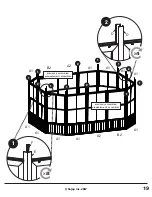 Предварительный просмотр 19 страницы Sojag 445-7159325 Assembly Manual