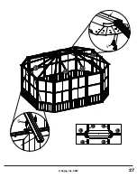 Предварительный просмотр 27 страницы Sojag 445-7159325 Assembly Manual