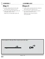 Предварительный просмотр 22 страницы Sojag 500-6153675 Assembly Manual