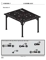 Предварительный просмотр 32 страницы Sojag 500-6153675 Assembly Manual