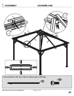 Preview for 21 page of Sojag 500-6157239 Assembly Manual