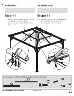 Предварительный просмотр 23 страницы Sojag 500-6157239 Assembly Manual