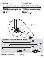 Предварительный просмотр 11 страницы Sojag 500-6159233 Assembly Instructions Manual