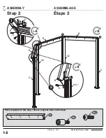 Предварительный просмотр 12 страницы Sojag 500-6159233 Assembly Instructions Manual