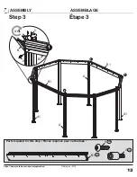 Предварительный просмотр 13 страницы Sojag 500-6159233 Assembly Instructions Manual