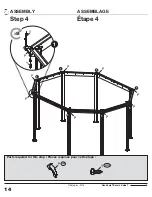 Предварительный просмотр 14 страницы Sojag 500-6159233 Assembly Instructions Manual