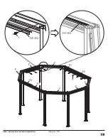 Предварительный просмотр 19 страницы Sojag 500-6159233 Assembly Instructions Manual