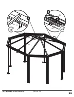 Предварительный просмотр 23 страницы Sojag 500-6159233 Assembly Instructions Manual