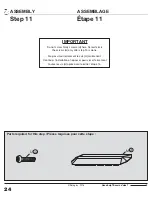 Предварительный просмотр 24 страницы Sojag 500-6159233 Assembly Instructions Manual