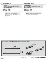 Предварительный просмотр 26 страницы Sojag 500-6159233 Assembly Instructions Manual