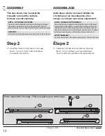 Preview for 12 page of Sojag 500-6159684 Assembly Manual