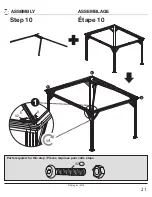 Preview for 21 page of Sojag 500-6159684 Assembly Manual