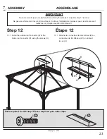 Preview for 23 page of Sojag 500-6159684 Assembly Manual