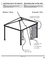 Предварительный просмотр 9 страницы Sojag 500-6160376 Assembly Manual