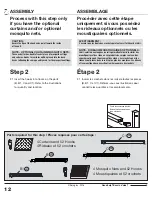 Предварительный просмотр 12 страницы Sojag 500-6160376 Assembly Manual