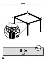 Предварительный просмотр 12 страницы Sojag 500-8163308 Assembly Manual