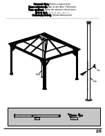 Предварительный просмотр 25 страницы Sojag 500-8163308 Assembly Manual