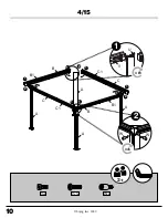 Preview for 9 page of Sojag 500-9160215 Assembly Manual