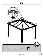 Preview for 14 page of Sojag 500-9160215 Assembly Manual