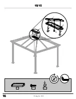 Preview for 15 page of Sojag 500-9160215 Assembly Manual