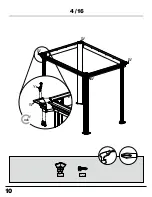 Preview for 10 page of Sojag 500-9162387 Assembly Manual