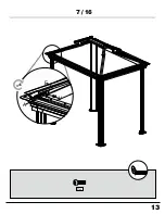 Preview for 13 page of Sojag 500-9162387 Assembly Manual