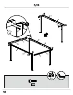 Предварительный просмотр 10 страницы Sojag 500-9162394 Assembly Manual