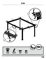 Предварительный просмотр 13 страницы Sojag 500-9162394 Assembly Manual