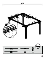 Предварительный просмотр 15 страницы Sojag 500-9162394 Assembly Manual