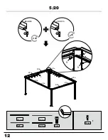 Preview for 12 page of Sojag 500-9162493 Assembly Manual