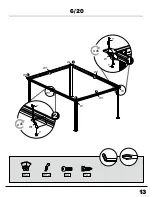 Preview for 13 page of Sojag 500-9162493 Assembly Manual