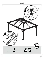 Preview for 21 page of Sojag 500-9162493 Assembly Manual