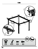 Предварительный просмотр 14 страницы Sojag 500-9163285 Assembly Manual