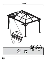 Preview for 22 page of Sojag 500-9163285 Assembly Manual