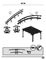 Предварительный просмотр 23 страницы Sojag 500-9163285 Assembly Manual