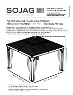 Sojag 500-9166804 Assembly Manual предпросмотр