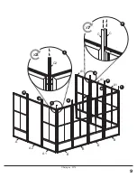 Preview for 9 page of Sojag 772830156096 Assembly Manual