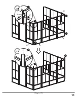 Preview for 11 page of Sojag 772830156096 Assembly Manual