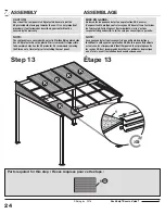 Preview for 24 page of Sojag 772830158779 Owner'S Manual