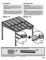 Preview for 25 page of Sojag 772830158779 Owner'S Manual