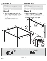 Preview for 14 page of Sojag 853274 Assembly Instructions Manual