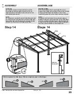 Preview for 25 page of Sojag 999-6158755 Assembly Manual