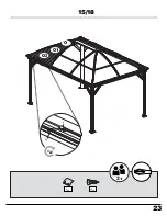 Preview for 23 page of Sojag 999-9163285 Assembly Manual