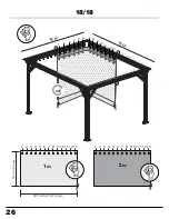 Preview for 26 page of Sojag 999-9163285 Assembly Manual